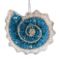 Cream Cornwall - Beaded Ammonite Hanging Decoration.