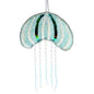 Cream Cornwall - Beaded Aqua Jellyfish Hanging Decoration.