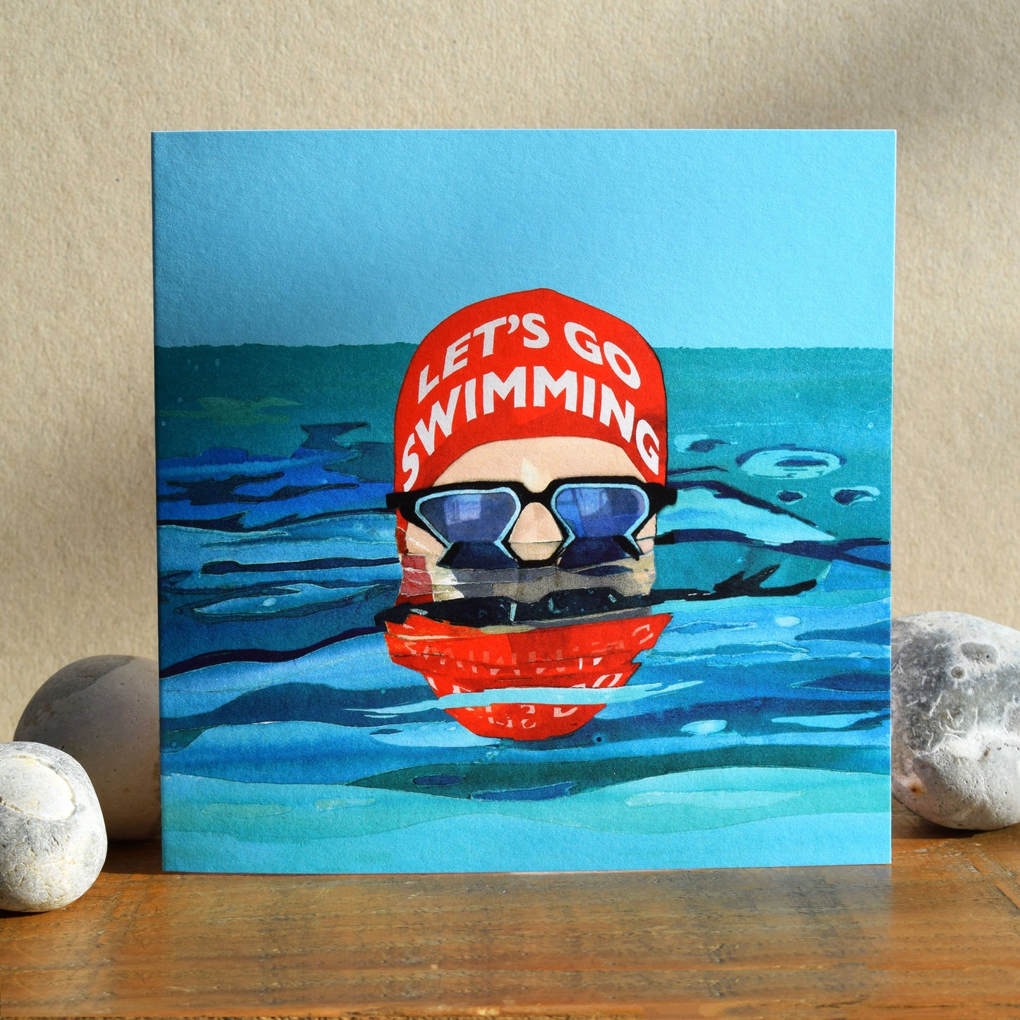 'Let's Go Swimming!' Wild Swimming Card