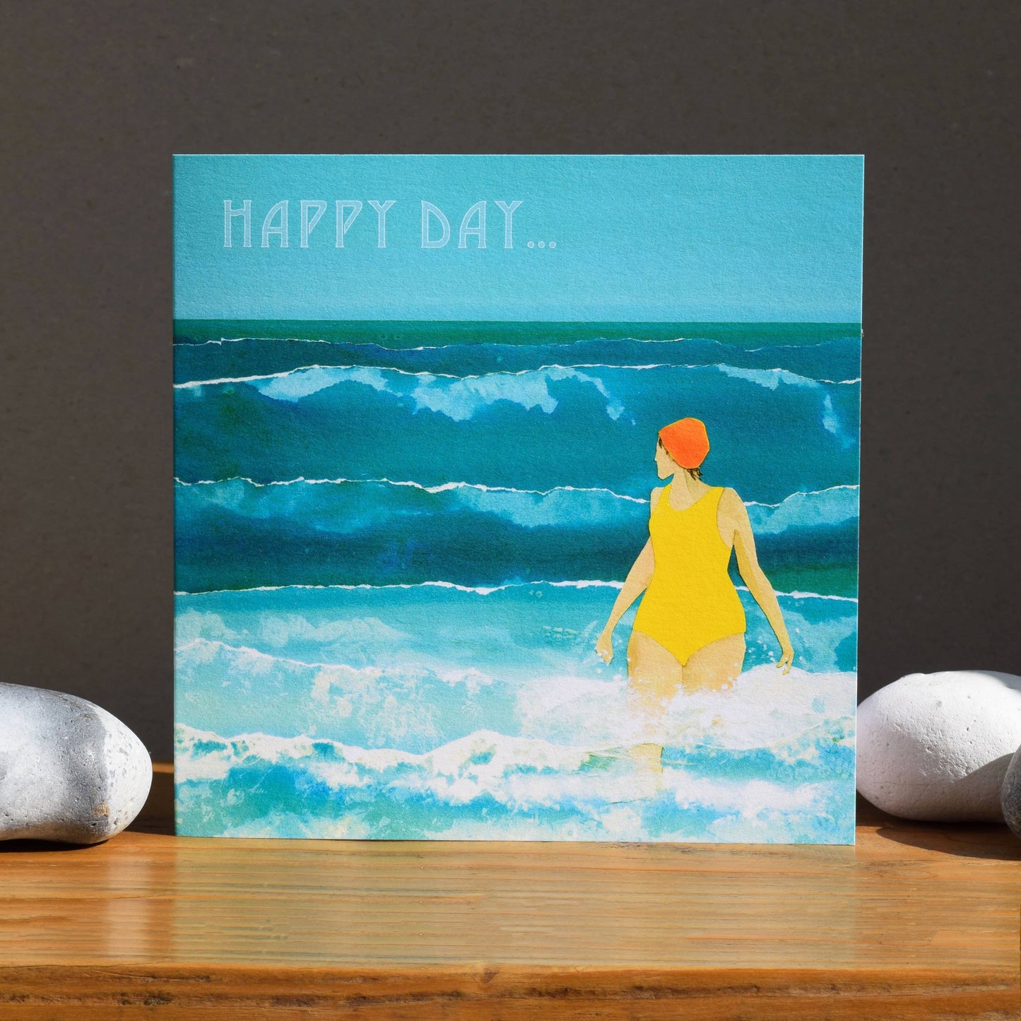 Sea Swimming Card 'Happy Day'