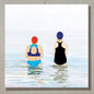 Sea Swimming/Wild Swimming Card (misty swim)