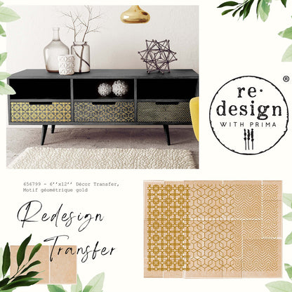 Redesign With Prima Motif Géométrique Small Transfer