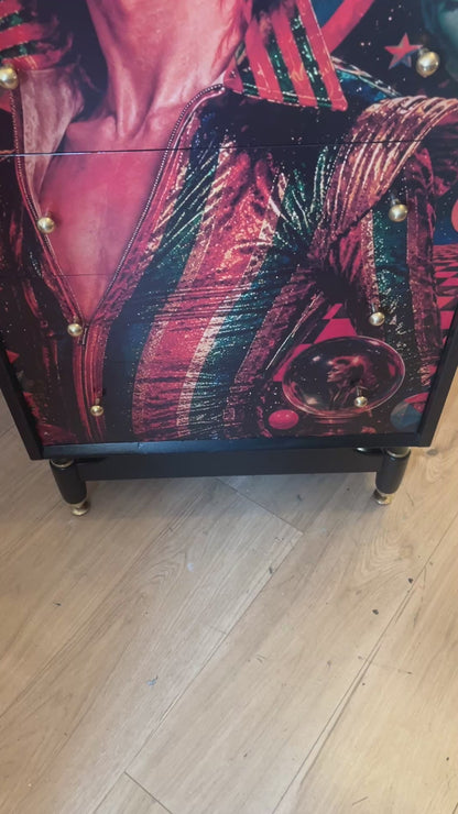 Ziggy Upcycled Drawers, handpainted and Decoupaged